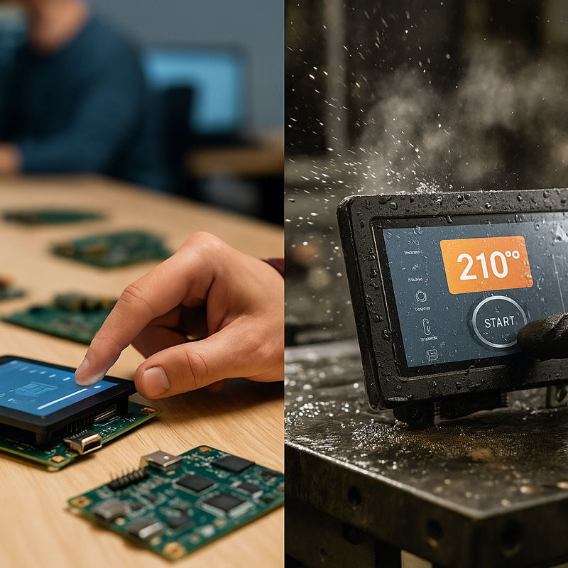 displays and touch screens