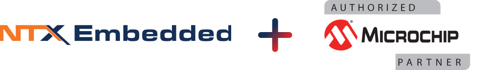 NTX embedded and microchip logo