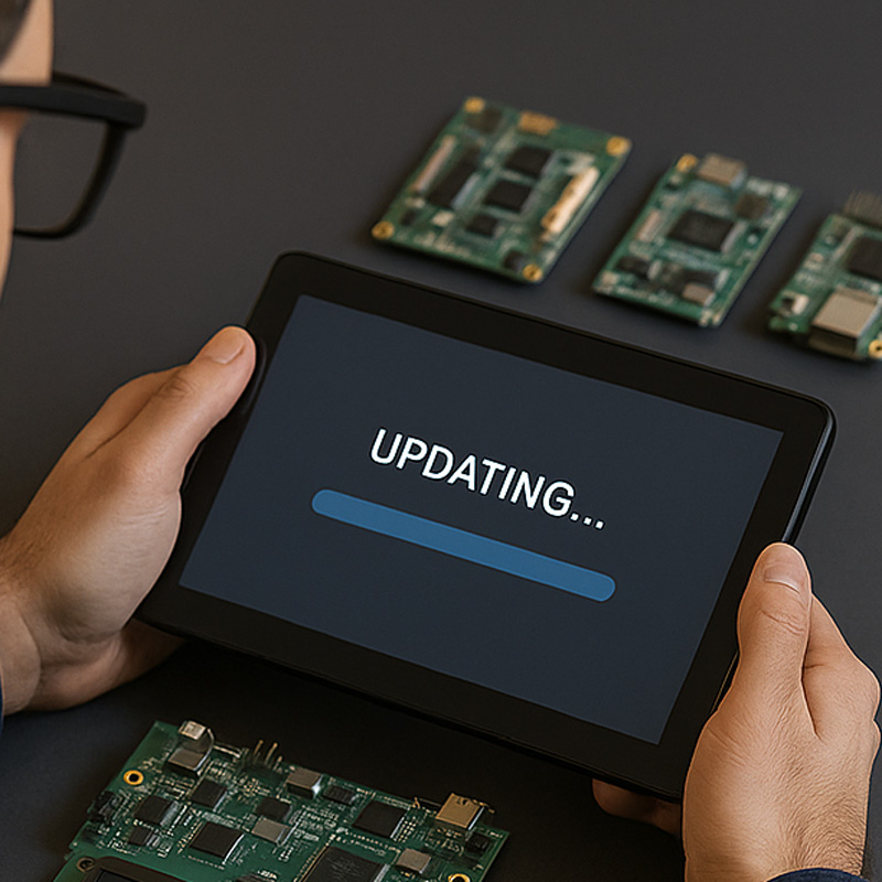 a screen with a loading screen