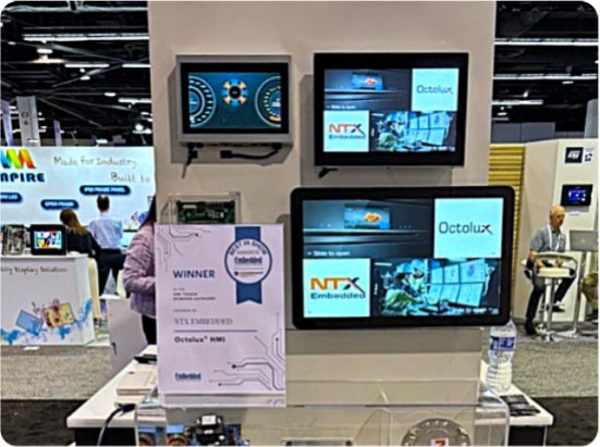 Featured image for “Octolux Wins “Best in Show – HMI Touch Screens” at Embedded World North America 2025”