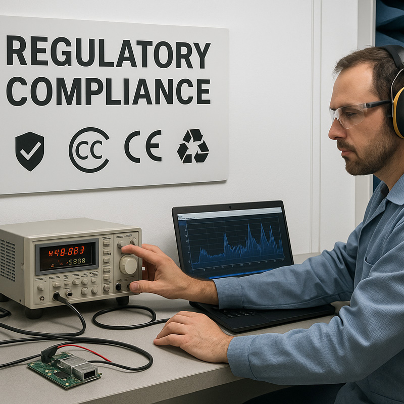 someone using a radio