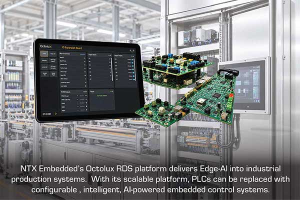 Featured image for “NTX Embedded Octolux® RDS Accelerates Development of Intelligent Industrial Equipment with Embedded Machine Learning”